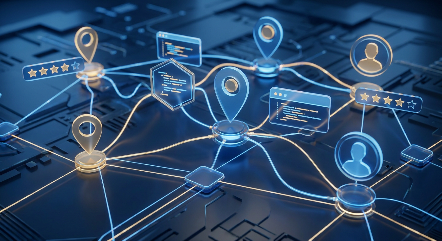 Key signals Google AI uses to rank local Phoenix businesses for SEO services including schema markup and Google Business Profile