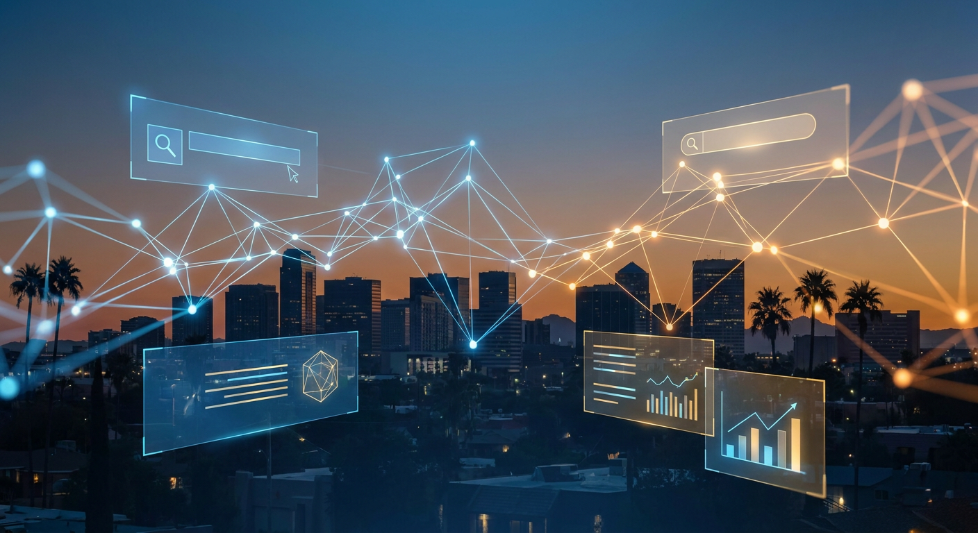 Google AI Overviews changing SEO services in Phoenix with AI-generated search results replacing traditional links
