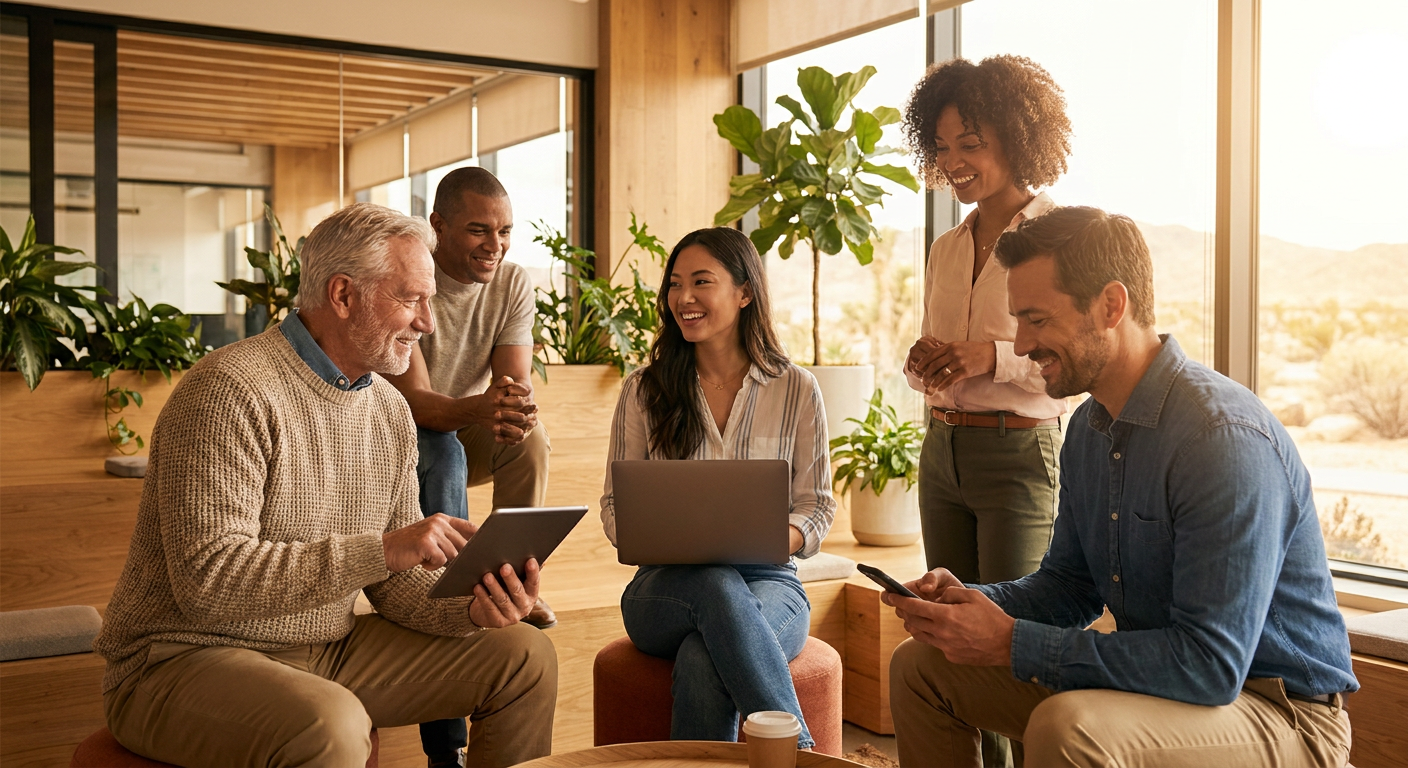 Accessible website Scottsdale AZ reaching diverse customers including elderly users and people with disabilities on multiple devices